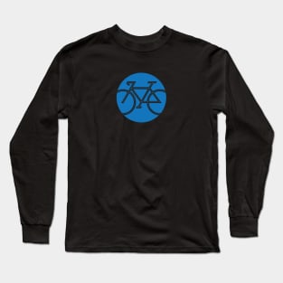 Bike Circle blue Long Sleeve T-Shirt